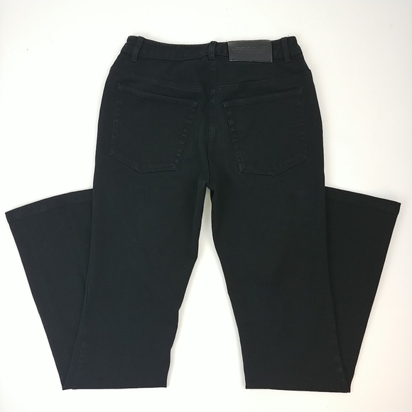 Votre Nom Bootcut Jeans Womens 2 Mid Rise Black Stretch Denim 26 X 31 - Picture 10 of 10